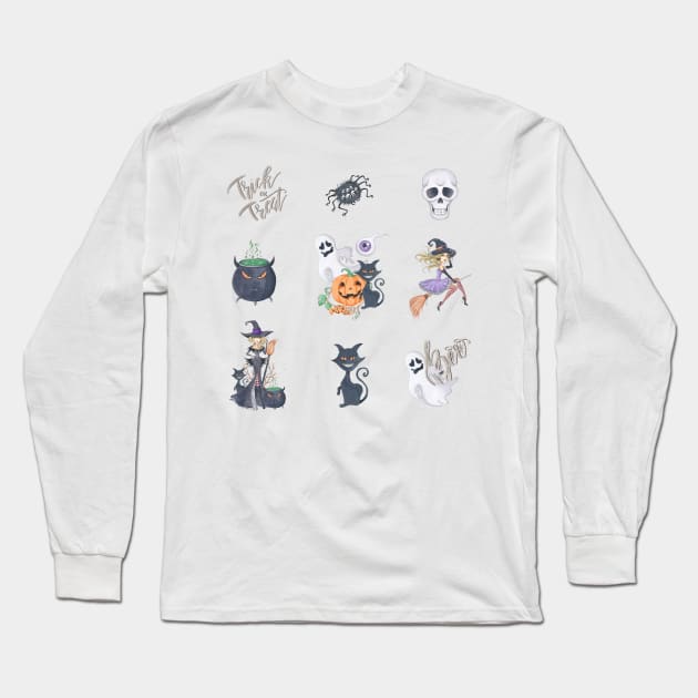 Halloween Long Sleeve T-Shirt by Amanda Jane